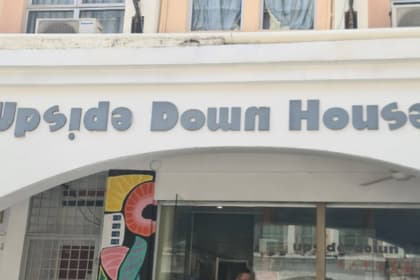 upside down house gallery